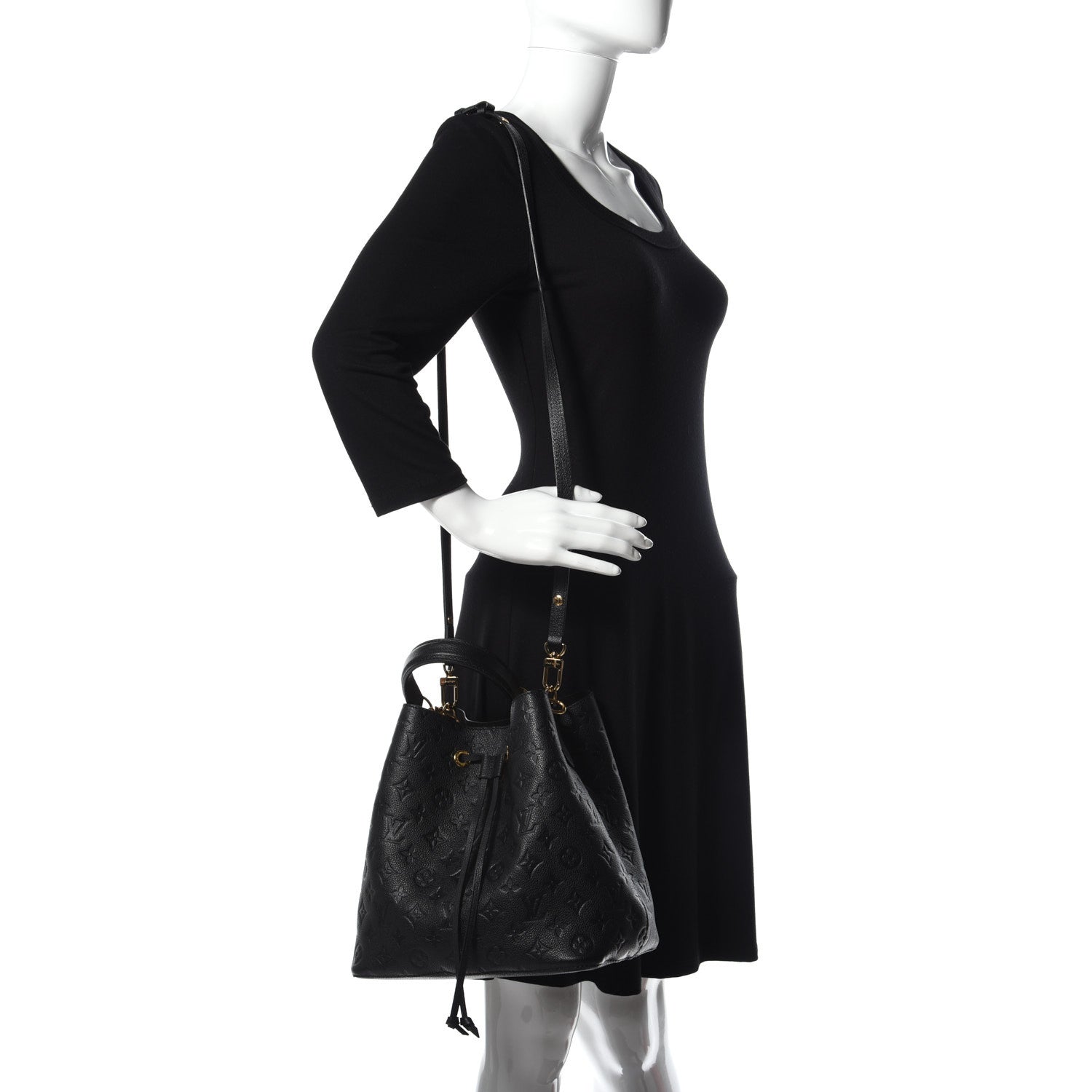 Louis Vuitton Empreinte Neonoe MM Black 2 of 10