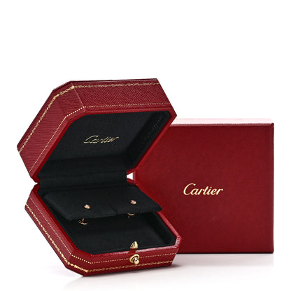 Cartier 18K Yellow Gold Diamond XS D'Amour Earrings 6 of 6