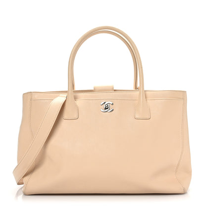Chanel Calfskin Cerf Executive Shopper Tote Beige 1 of 8