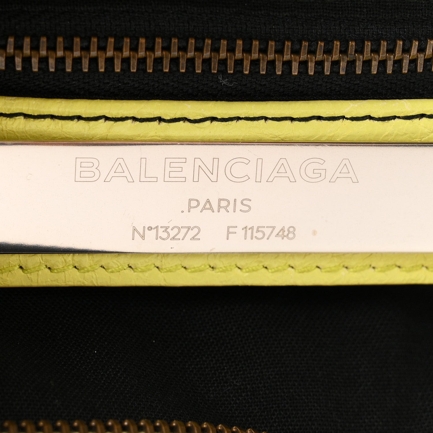 Balenciaga Agneau Classic Hardware City Jaune Citronnade 7 of 11