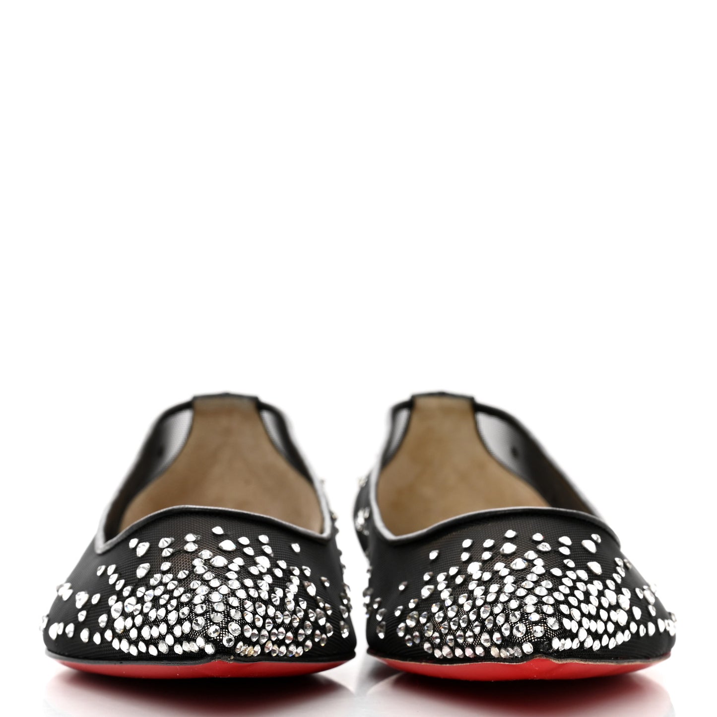 Crystal Strass Follies Flats 36.5 Black