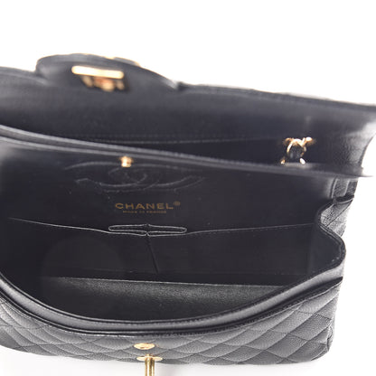 Chanel Caviar Quilted Medium Double Flap Black 5 of 10
