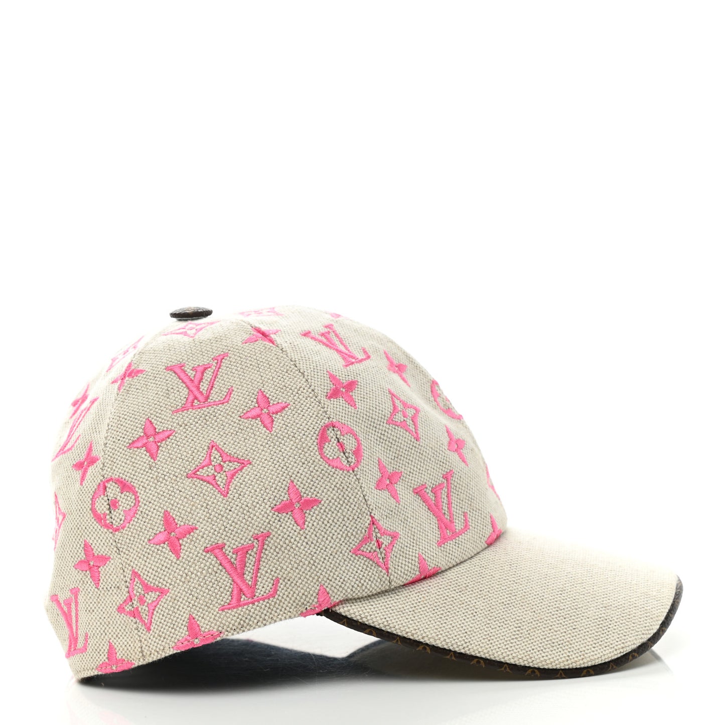Canvas Monogram Starboard Cap M Pink