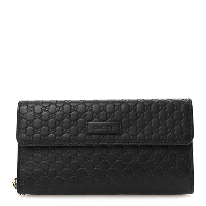 Gucci Soft Microguccissima Continental Zip Wallet Black 1 of 12