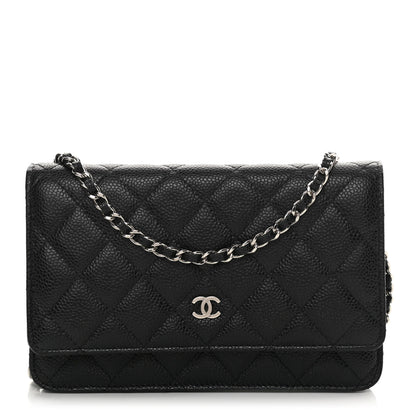 Chanel Caviar Quilted Wallet On Chain WOC Black 1 of 13