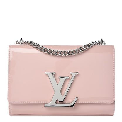Louis Vuitton Patent Chain Louise MM Rose Ballerine 1 of 9