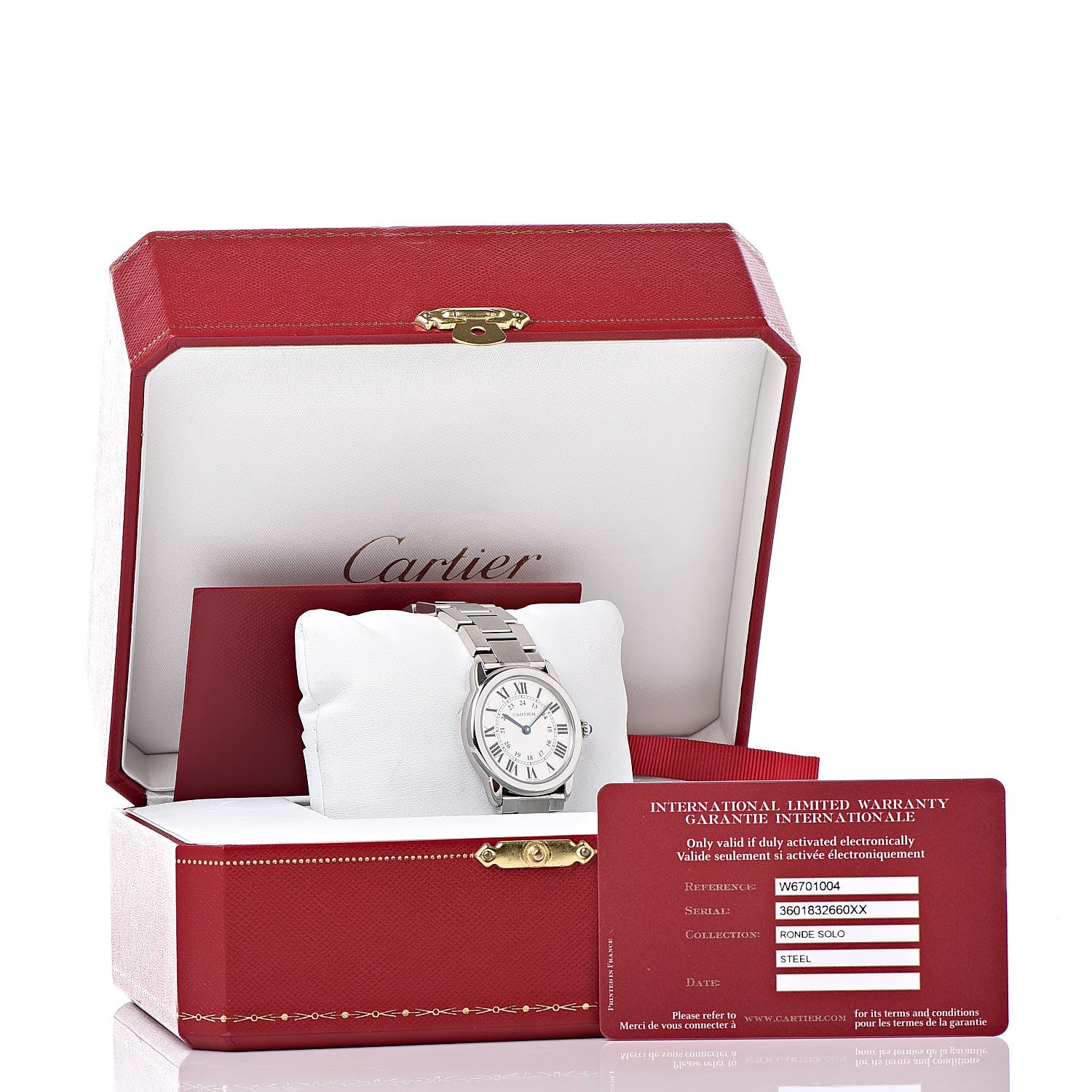 Cartier Stainless Steel 29mm Ronde Solo Quartz Watch 9 of 9