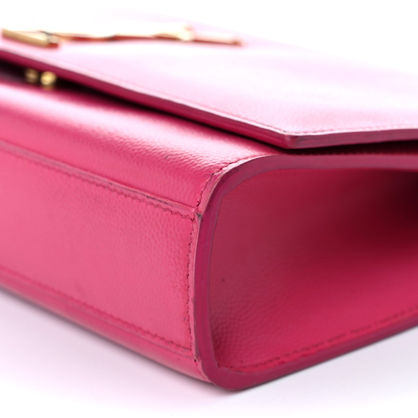 Grain De Poudre Medium Classic Monogram Kate Satchel Lipstick Fuchsia