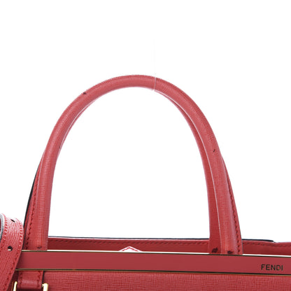 Fendi Vitello Elite Flamingo Petite 2Jours Tote Rosa Exstasy 15 of 15