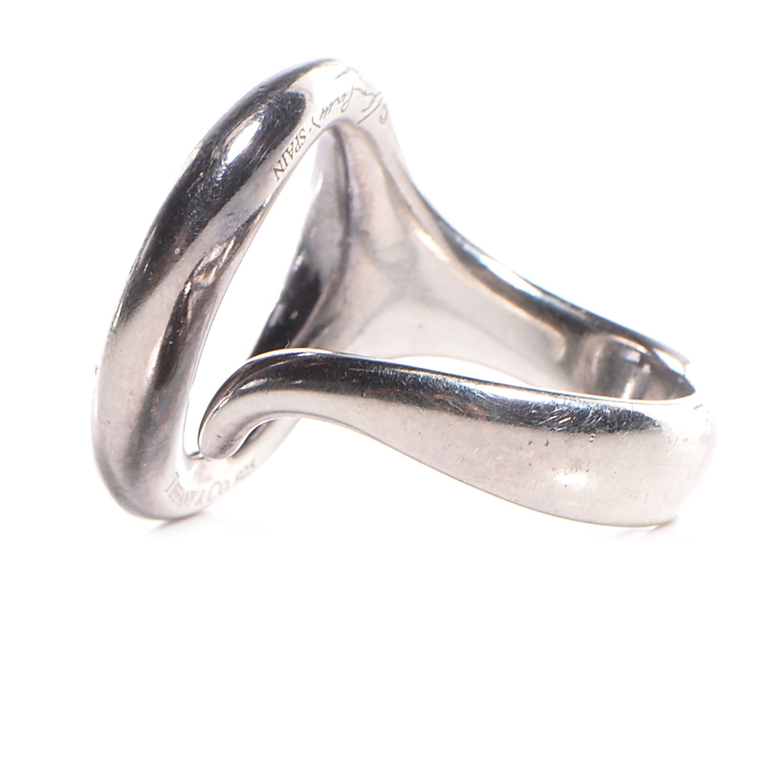Tiffany Sterling Silver Elsa Peretti Sevillana Ring 8.5 4 of 7
