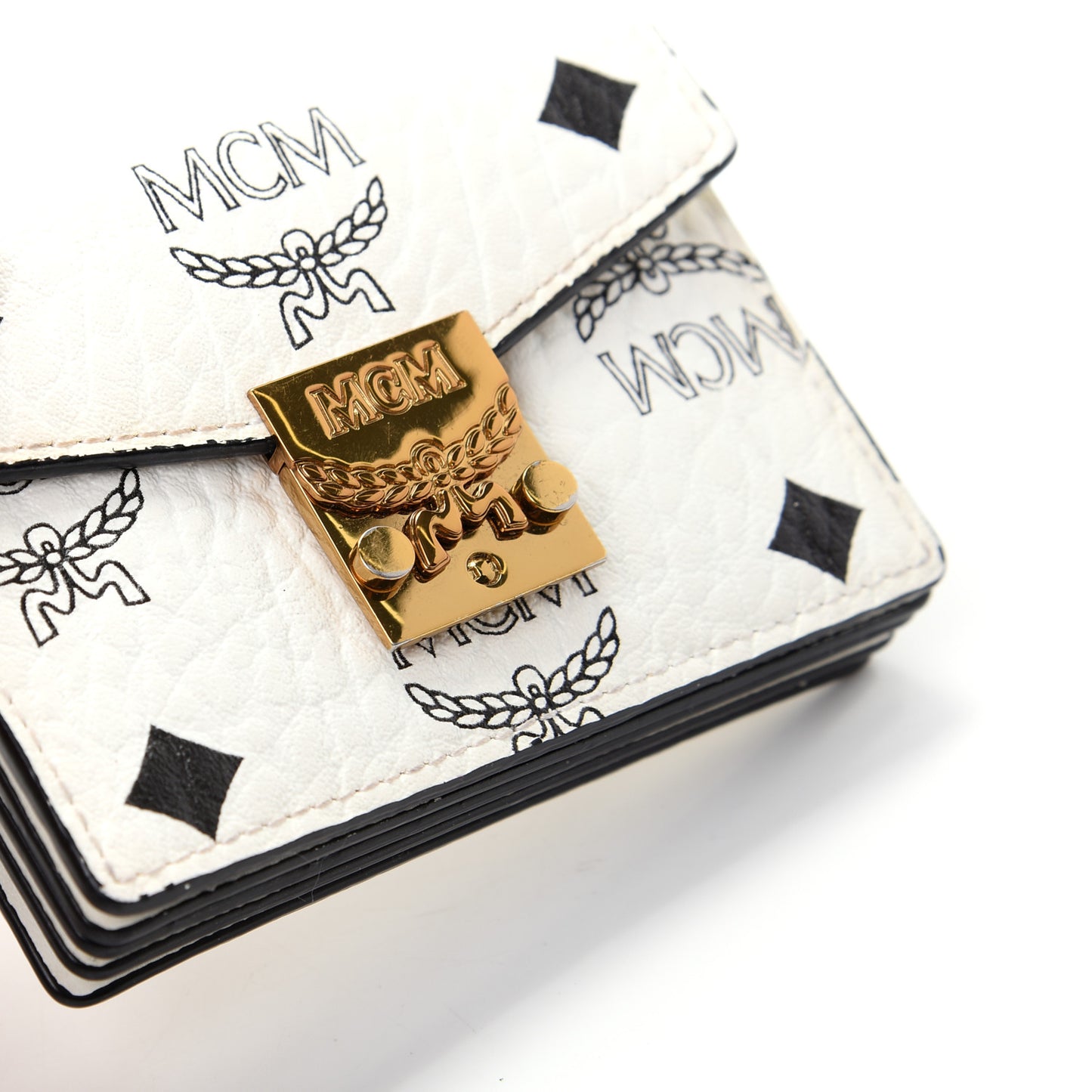 Visetos Mini Accordion Card Wallet White