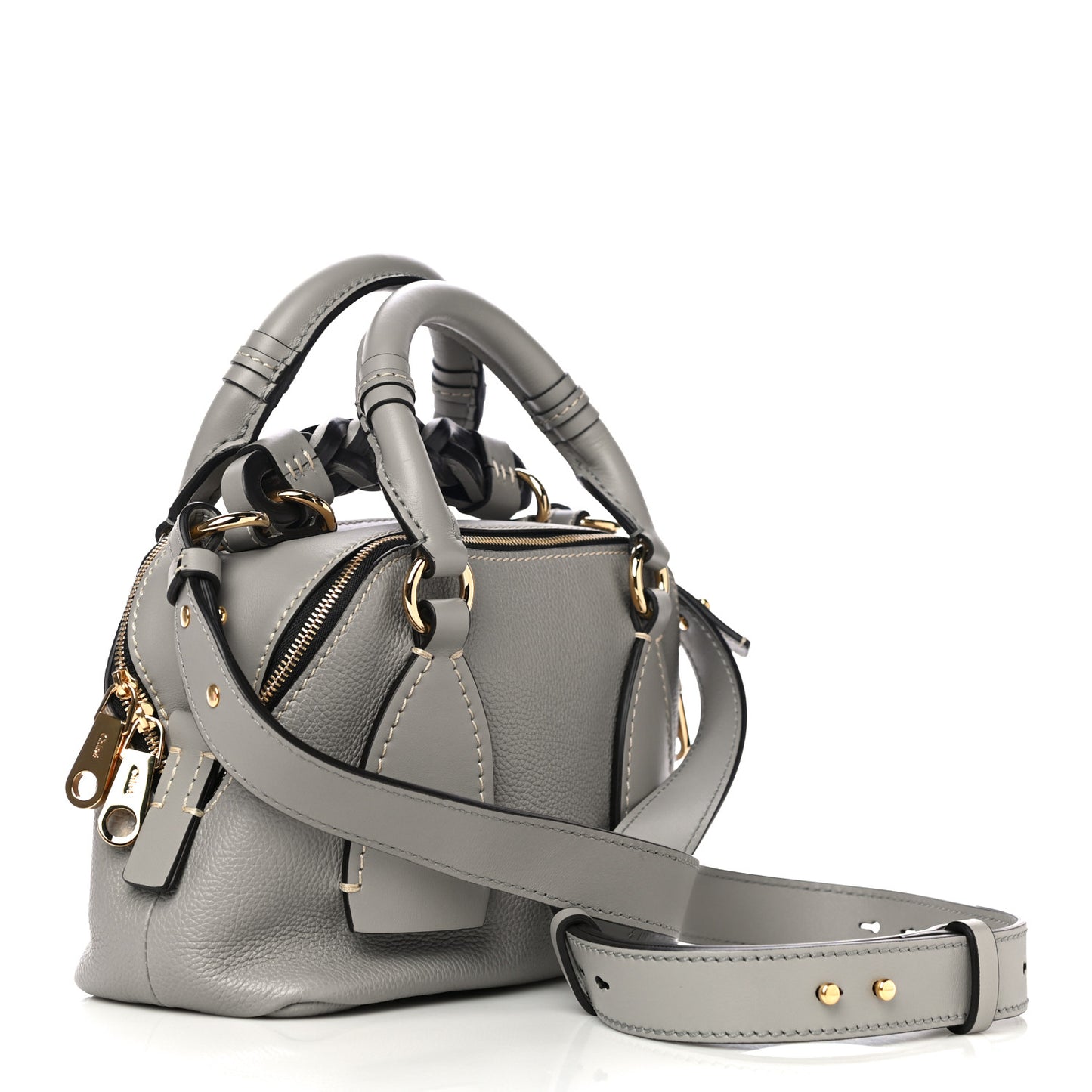 Calfskin Small Daria Stormy Grey