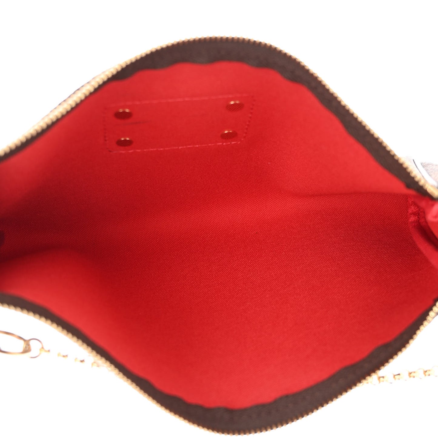 LOUIS VUITTON Damier Ebene Eva Clutch