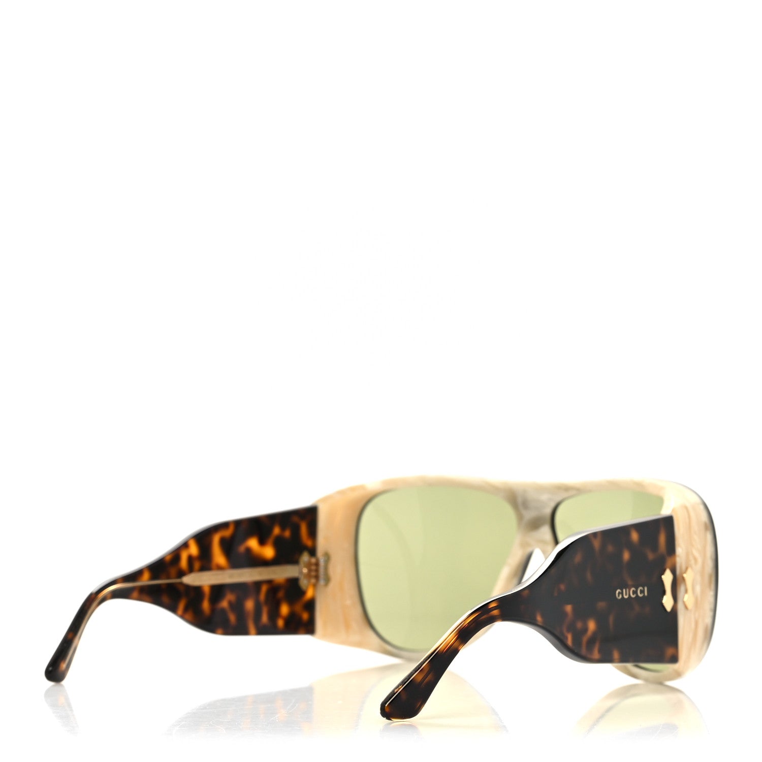 Gucci Acetate Sunglasses GG0149S Black Horn 4 of 9