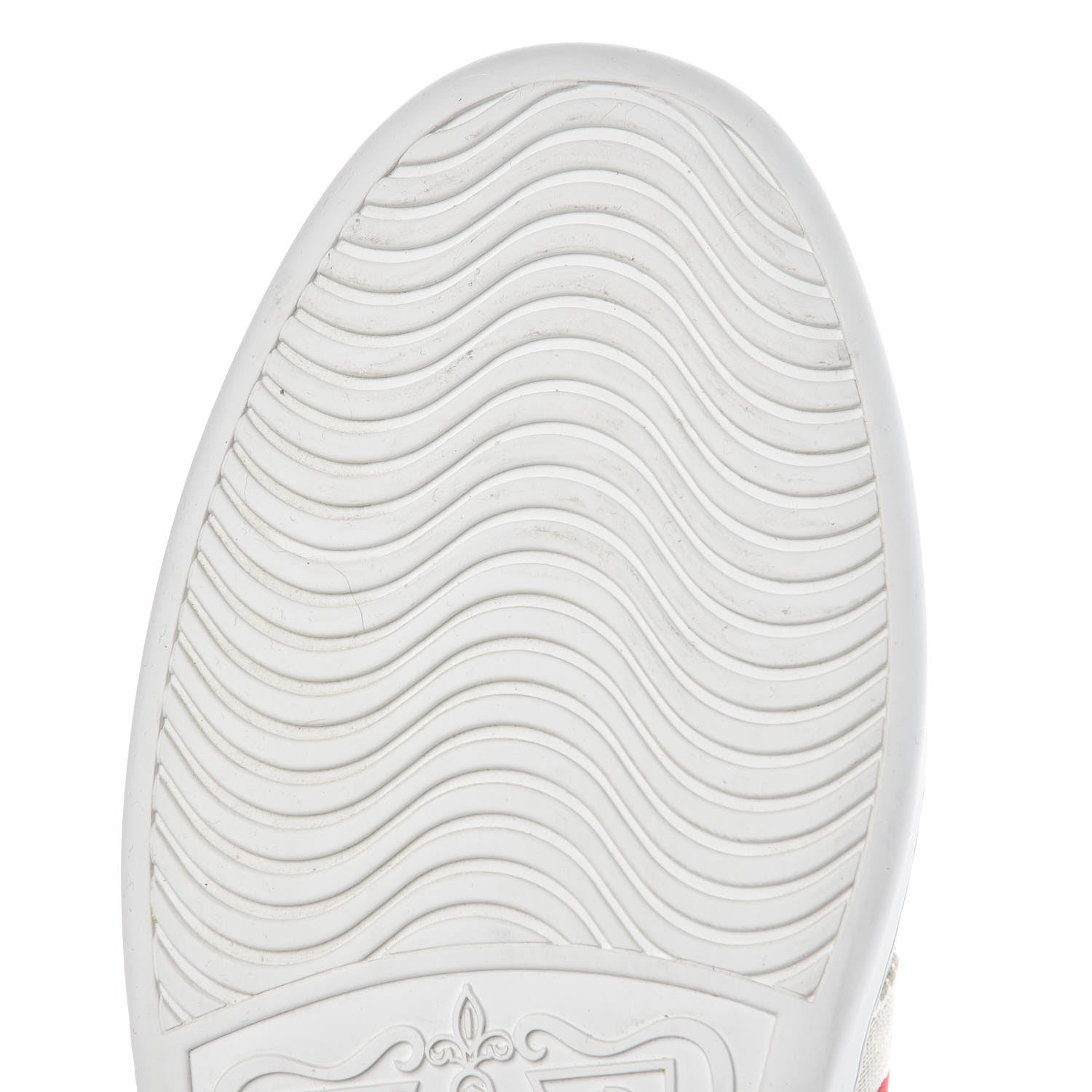 Gucci Calfskin Bee Star Embroidered Sylvie Web Ace Sneakers 40 White 8 of 10