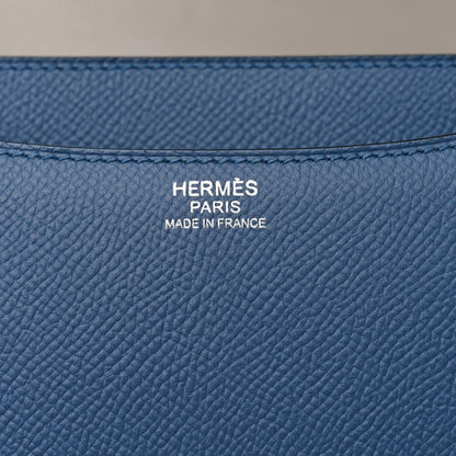 Hermes Epsom Constance Verso 24 Bleu Agate Gris Mouette 7 of 11