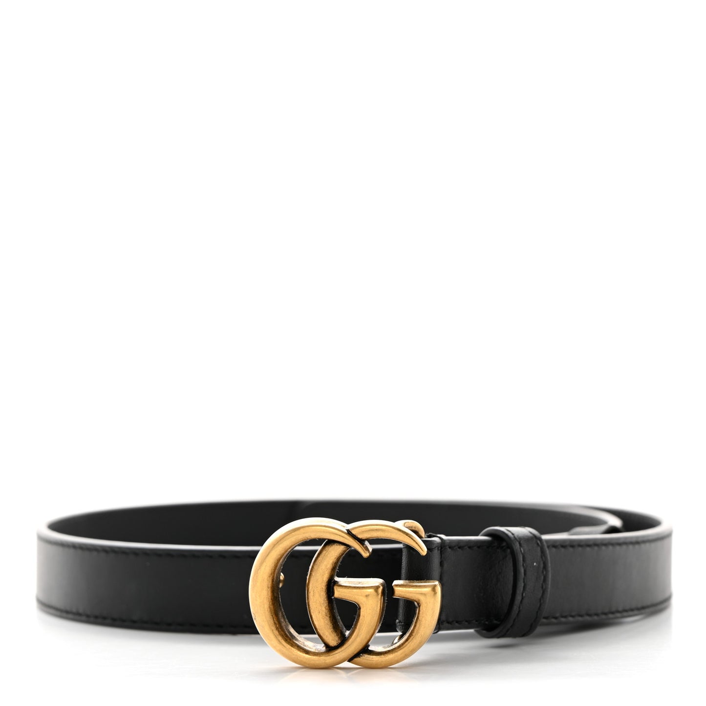 Calfskin Double G 20mm Belt 65 26 Black