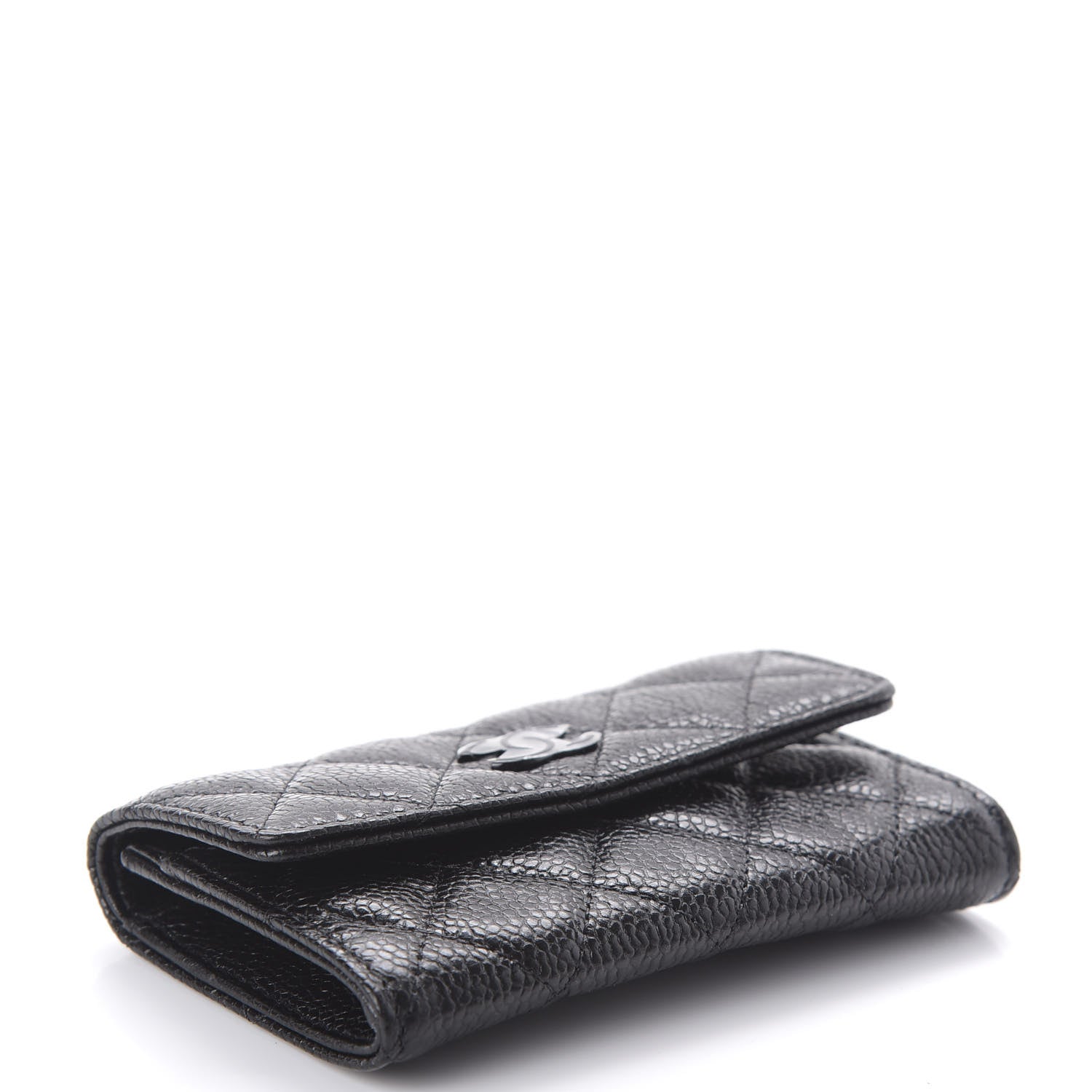 Chanel Caviar Quilted Incognito Flap Card Holder Black 4 of 12