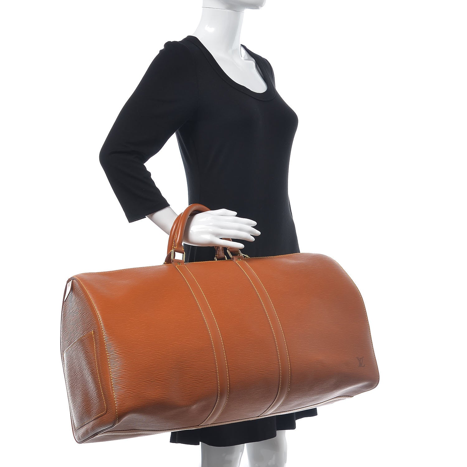 Louis Vuitton Epi Keepall 55 Cipango 1 of 8