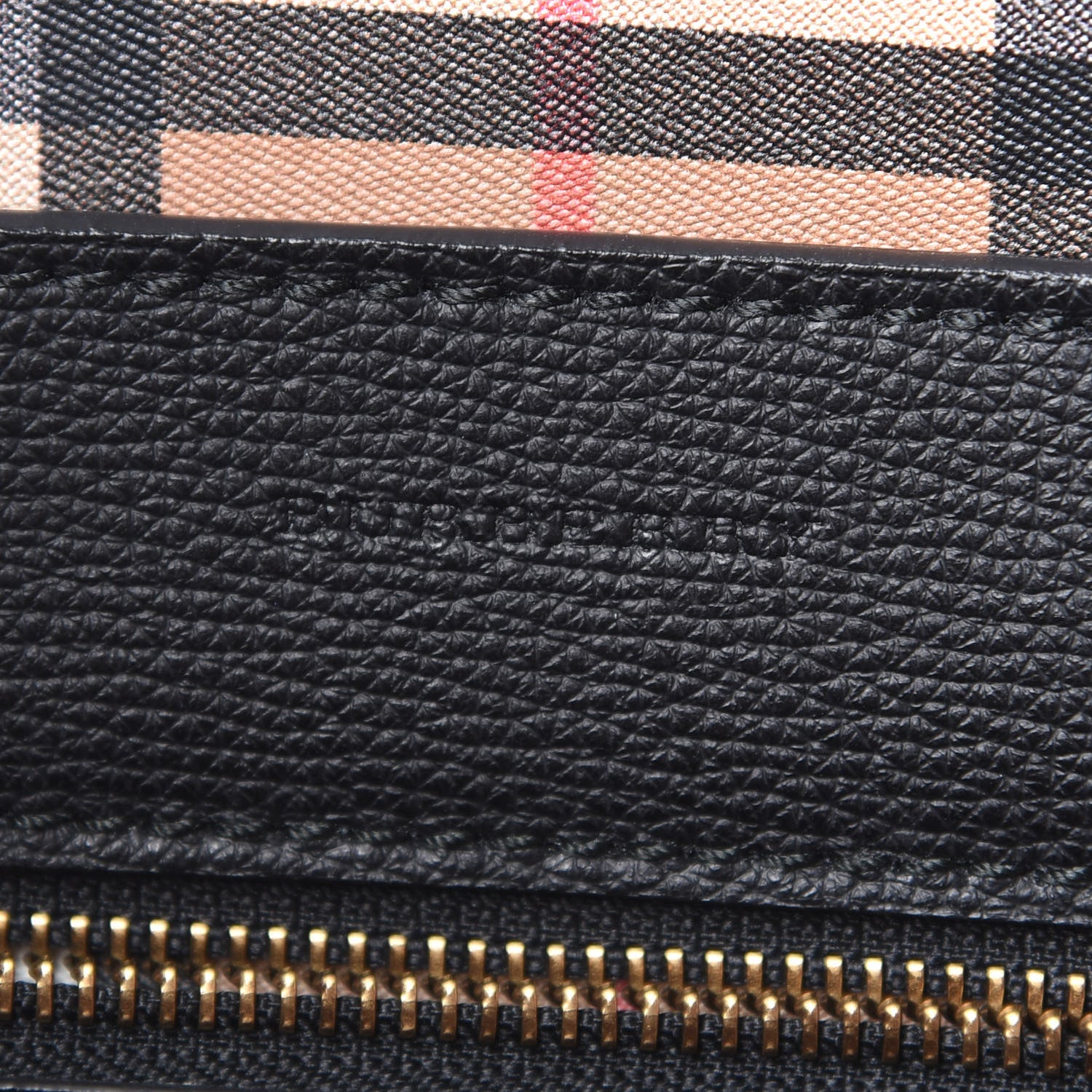 Burberry Calfskin Crest Embossed Large Tote Black 6 of 10