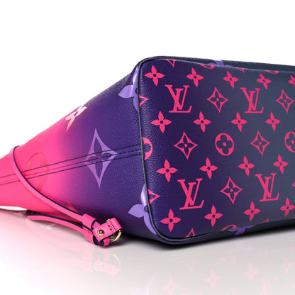 Louis Vuitton Monogram Giant Spring In The City Neverfull MM Midnight Fuchsia 6 of 7