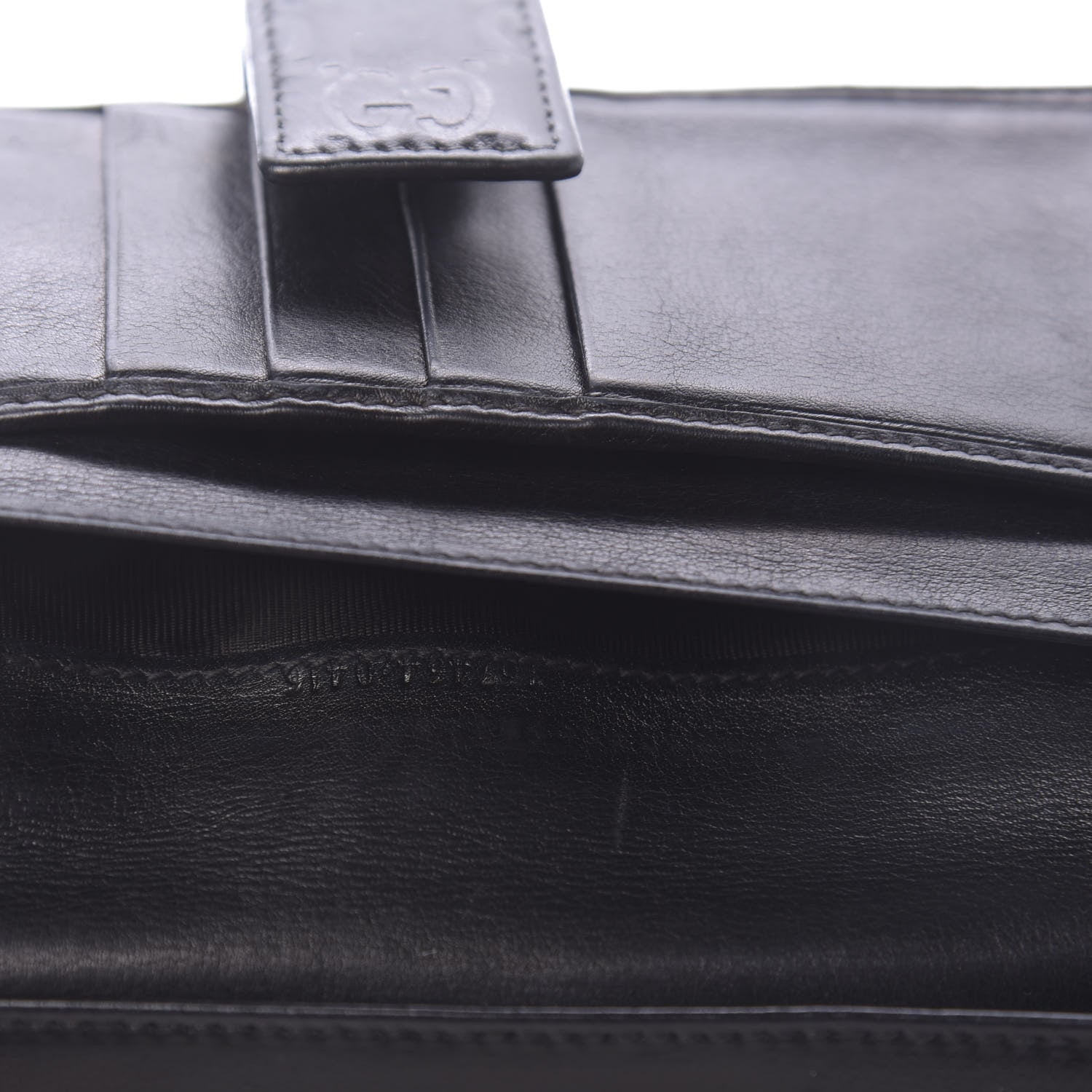 Gucci Guccissima Princy Continental Wallet Black 8 of 9