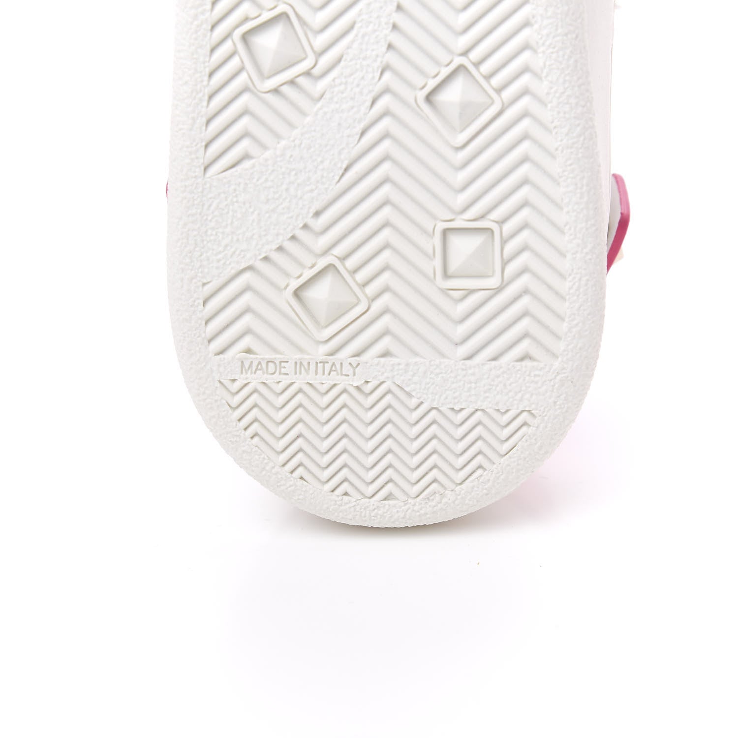 Valentino Garavani Calfskin Womens Backnet Sneakers 35.5 White Fuchsia 7 of 11