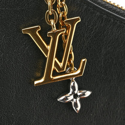 Louis Vuitton Calfskin LV Bloom Pochette  Black 10 of 13