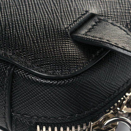 Prada Saffiano Harness Crossbody Bag Black 10 of 10
