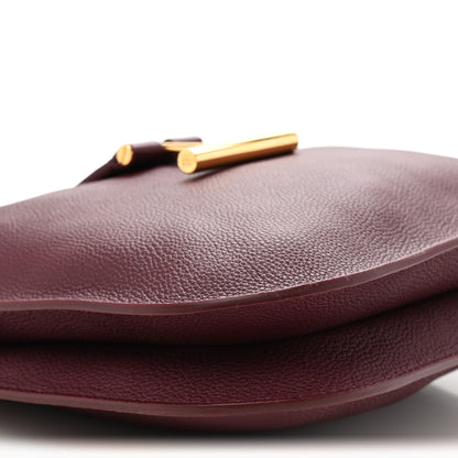 Tom Ford Grain Calfskin Small Tara Crossbody Red Plum 9 of 13