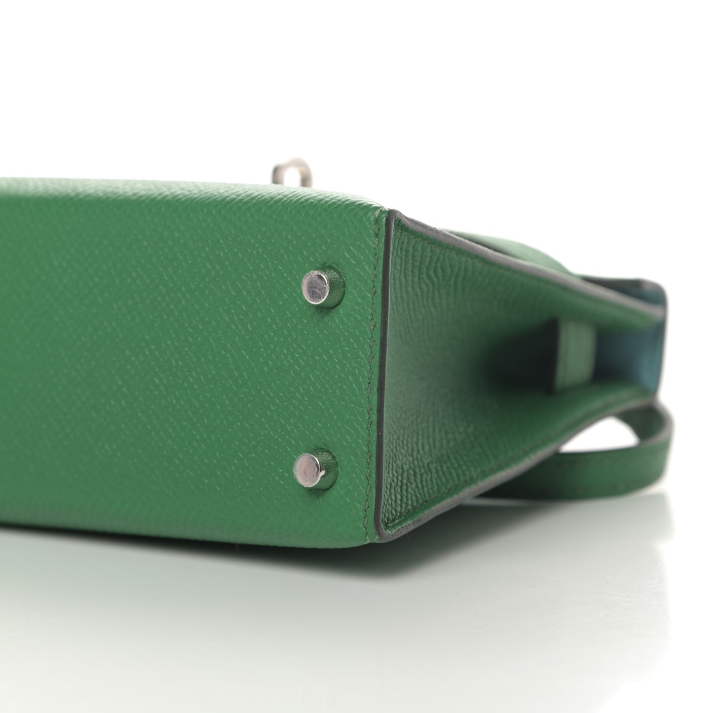 Epsom Verso Mini Kelly Sellier 20 Cactus Bleu Atoll
