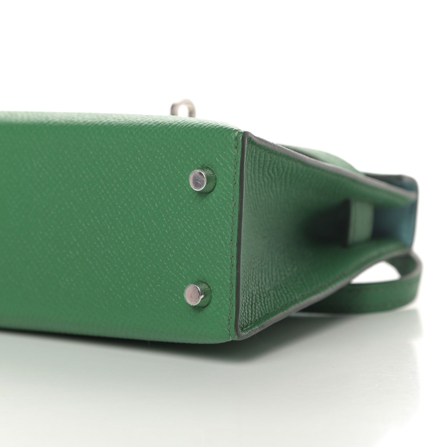 Hermes Epsom Verso Mini Kelly Sellier 20 Cactus Bleu Atoll 10 of 11