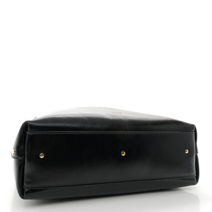 Chloe Shiny Calfskin Small Marcie Hobo Bag Black 4 of 10