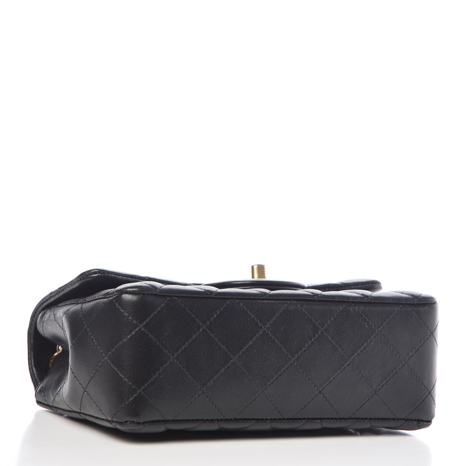 Chanel Lambskin Quilted Mini Rectangular Flap Black 5 of 11