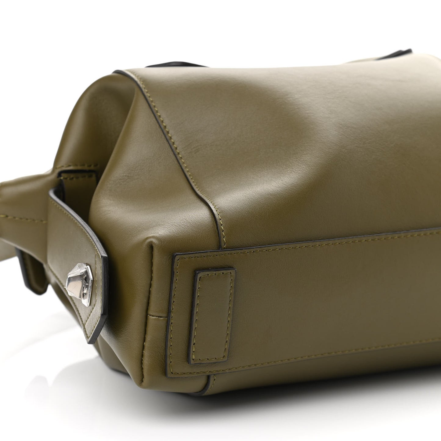 Smooth Calfskin Small Soft Antigona Dark Khaki