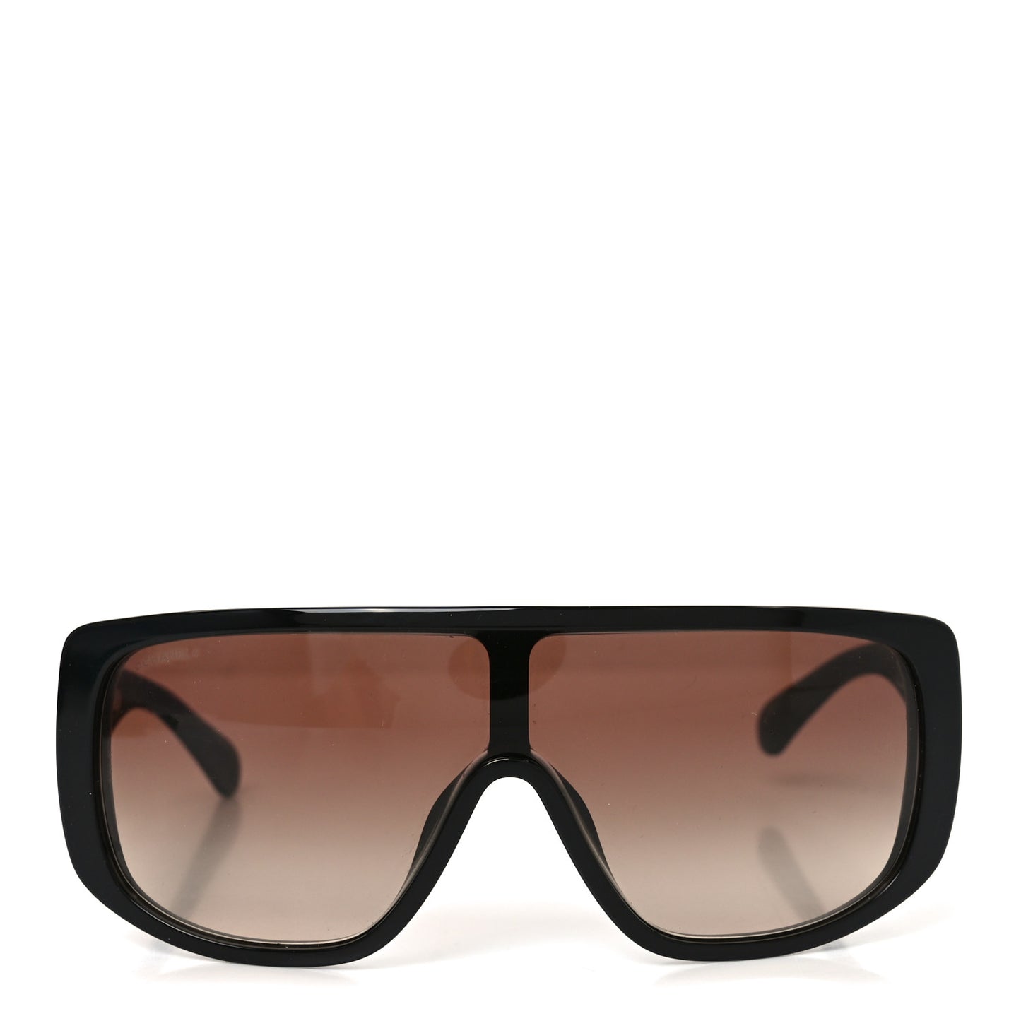 Acetate Shield Sunglasses 5495 Black
