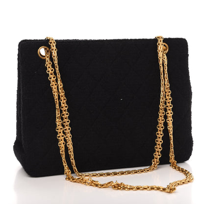 Chanel Jersey Quilted Shopping Tote Black 4 of 13