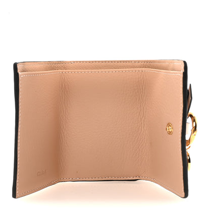 Chloe Grained Calfskin Alphabet Compact Wallet Blush Nude 5 of 6