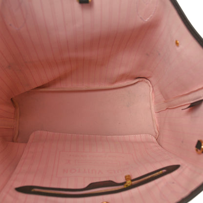 Louis Vuitton Damier Ebene Neo Neverfull MM Rose Ballerine 5 of 12