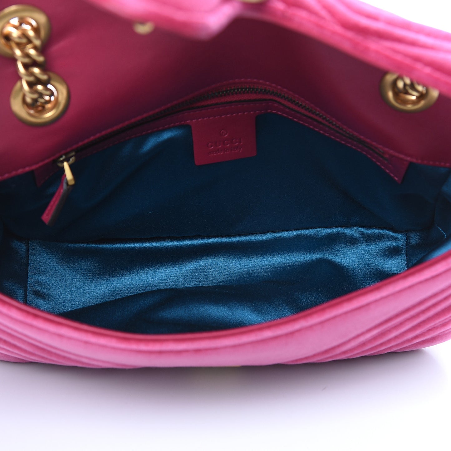 Velvet Matelasse Small GG Marmont Shoulder Bag Light Raspberry Rose