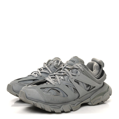 Balenciaga Rubber Mesh Fabric Monocolor Recycled Sole Womens Track Sneakers 39 Medium Grey 4 of 10