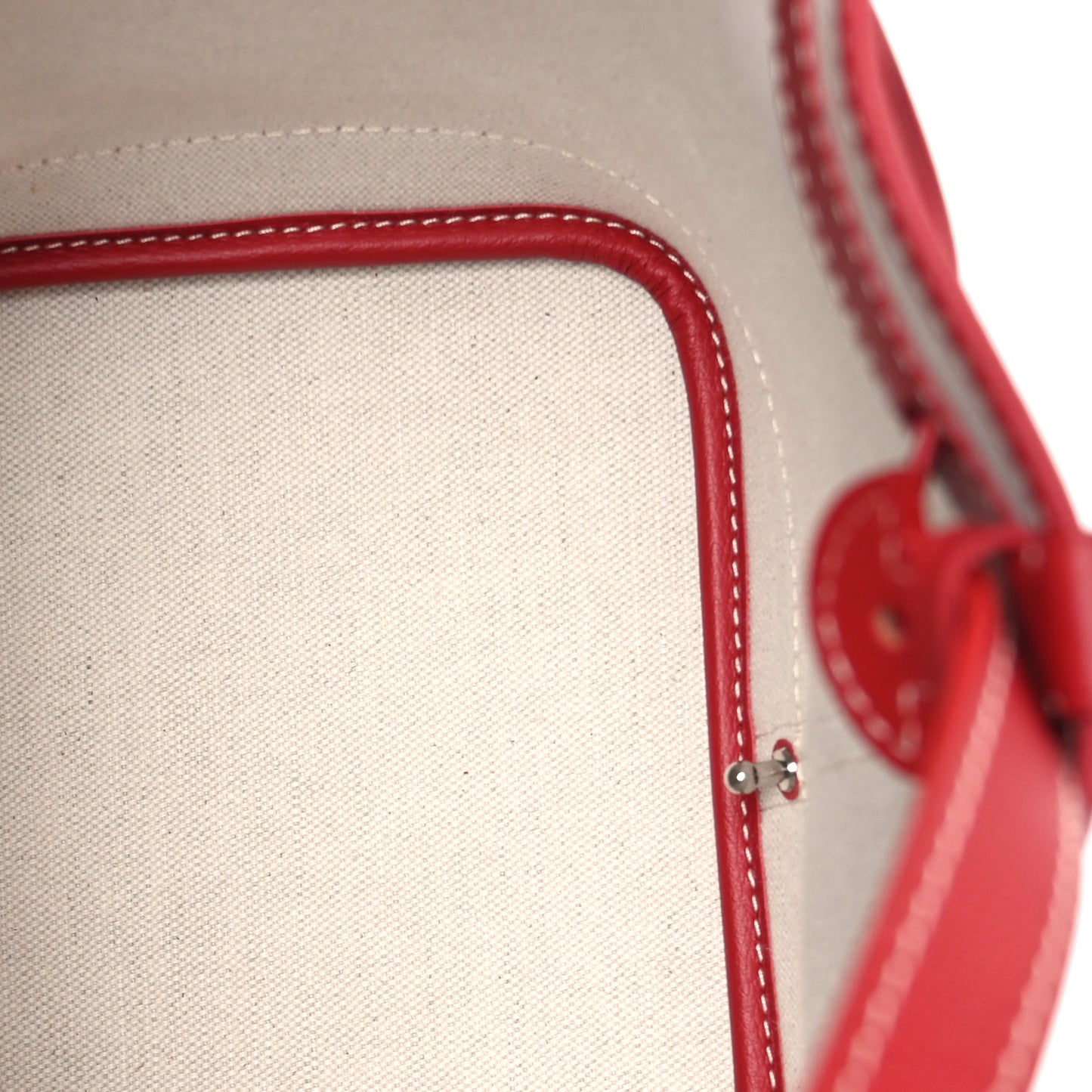Goyardine Petit Flot Bucket Bag PM Red