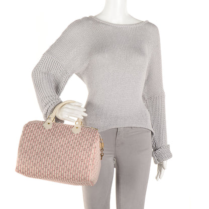 Louis Vuitton Mini Lin Croisette Speedy 30 Rouge 2 of 8