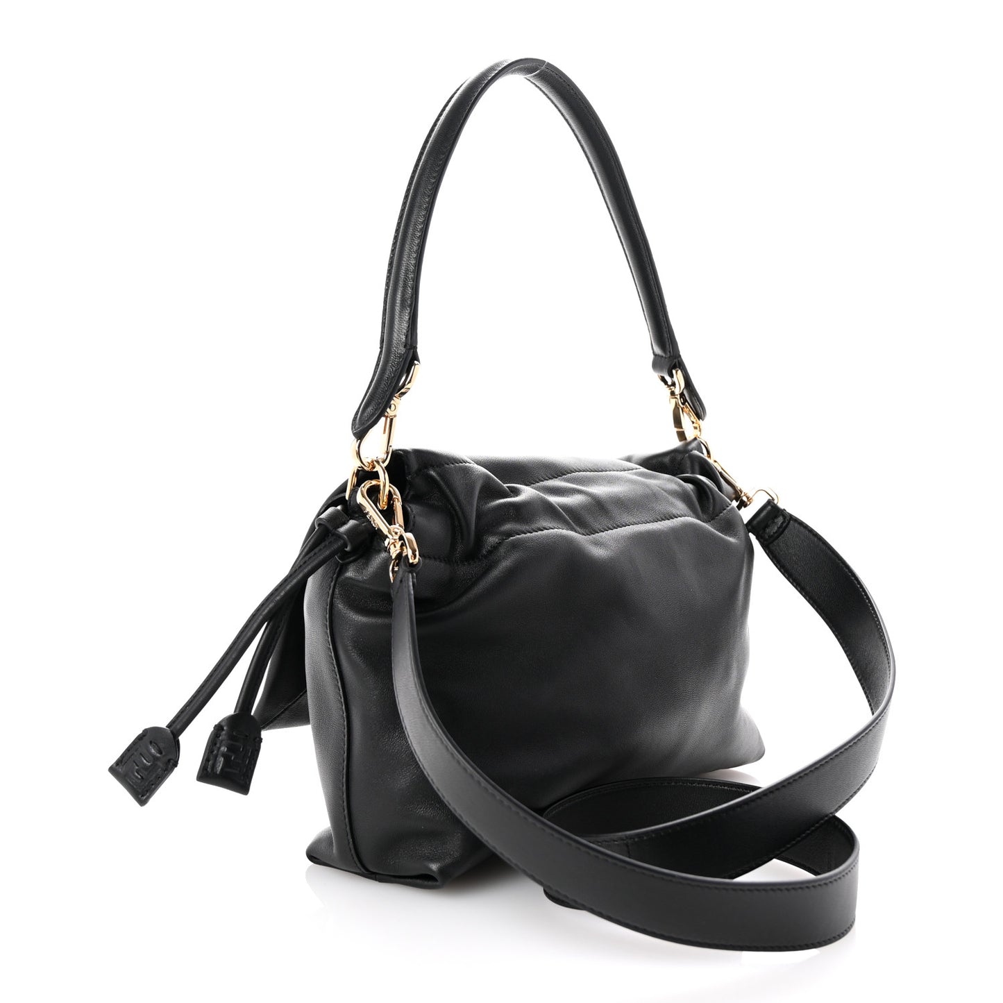Nappa Medium Mamma Baguette Black