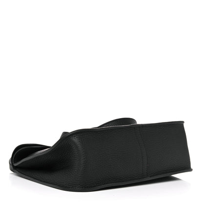 Hermes Taurillon Clemence Halzan 25 Black 3 of 11