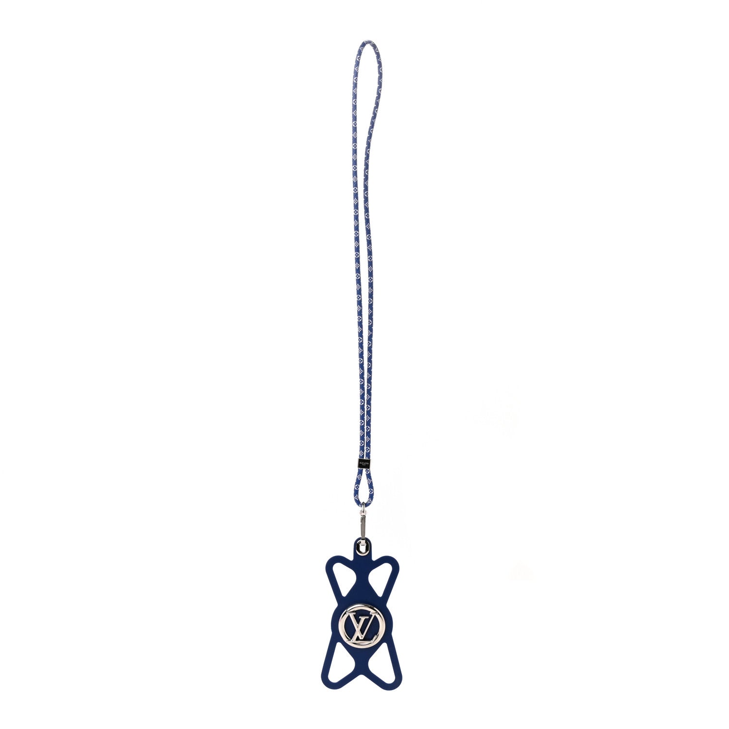 Louis Vuitton Monogram Silicone Louise Phone Holder Blue 1 of 7