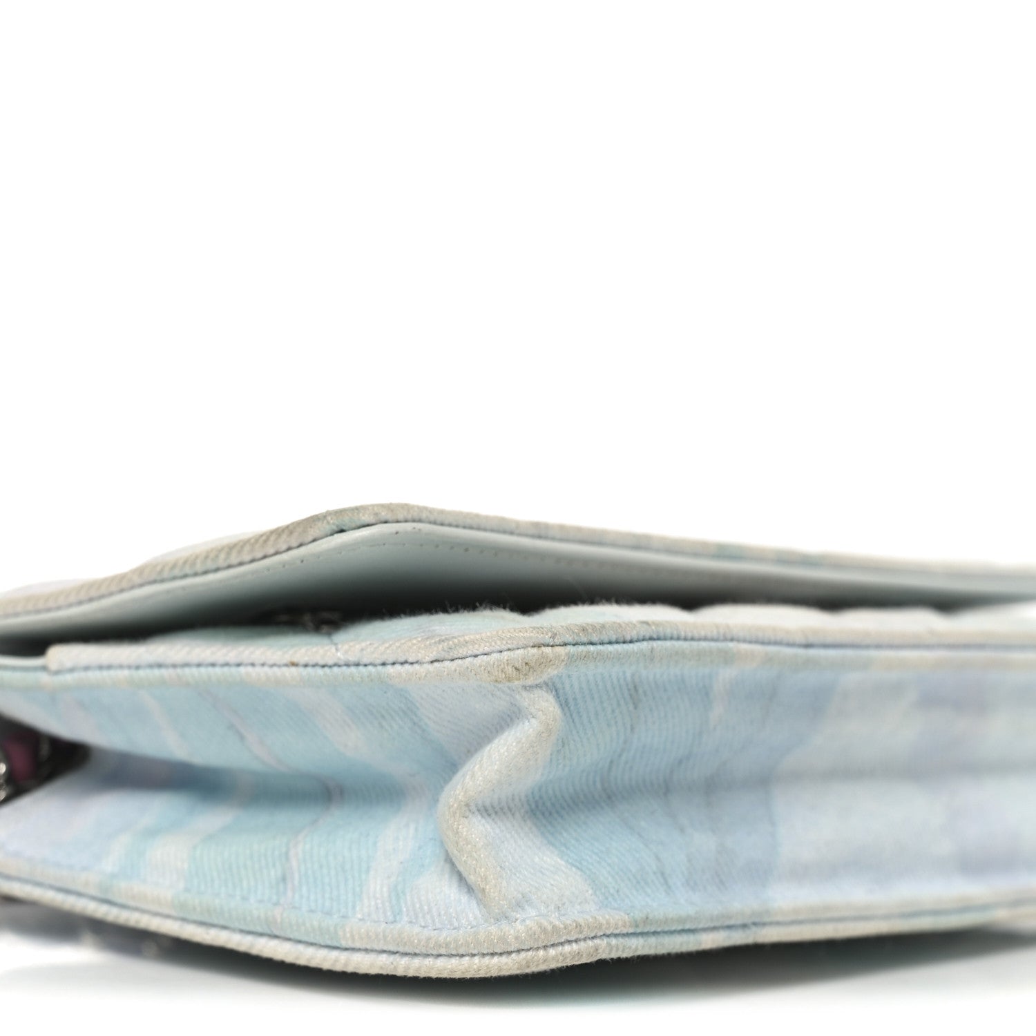 Chanel Canvas Quilted Jungle Jeans Wallet on Chain WOC Multicolor 10 of 11