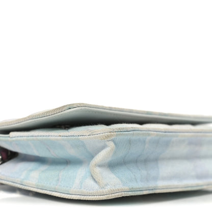 Chanel Canvas Quilted Jungle Jeans Wallet on Chain WOC Multicolor 10 of 11