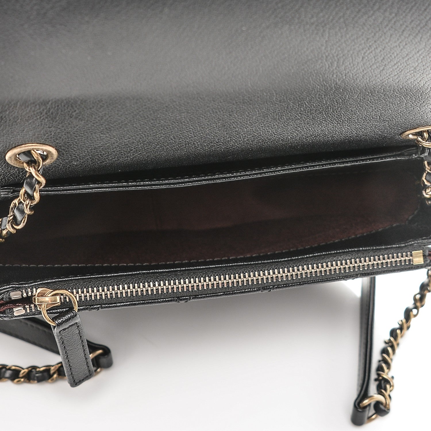 Chanel Shiny Calfskin Goatskin Quilted Small Coco Curve Messenger Flap Black 5 of 7