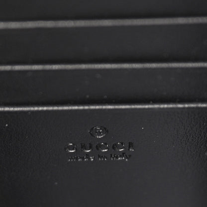 Gucci Calfskin Matelasse GG Marmont Chain Wallet Black 6 of 9